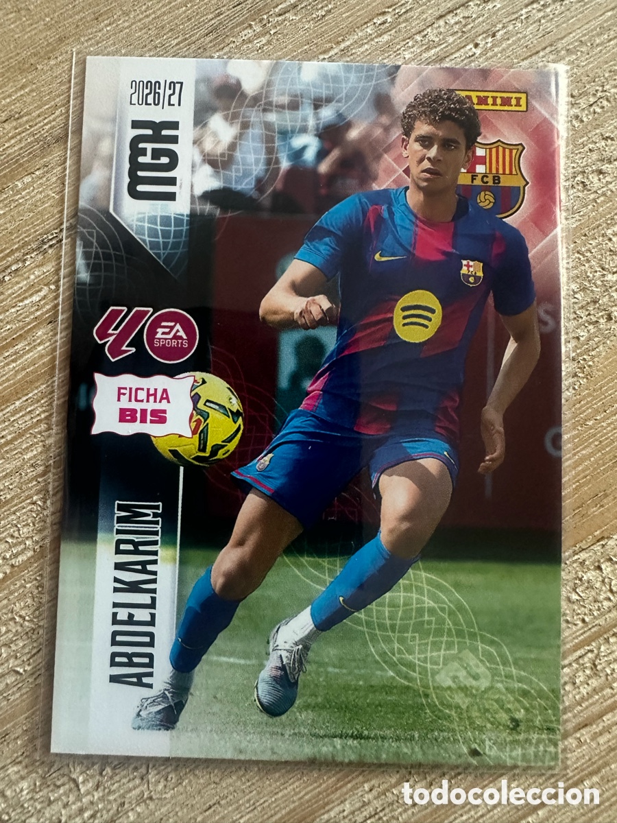 Trading cards: ABDELKARIM FC BARCELONA 90 BIS 2&ordf; EDICION MEGACRACKS 2026/27 26-27 26 27 MGK PANINI