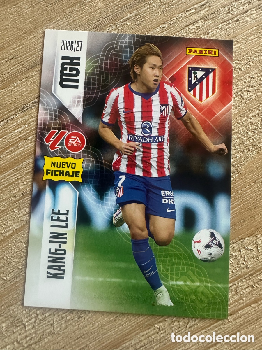 Figurine Collezionabili: KANG-IN LEE AT MADRID 486 NUEVO FICHAJE 2&ordf; EDICION MEGACRACKS 2026/27 26-27 26 27 MGK PANINI