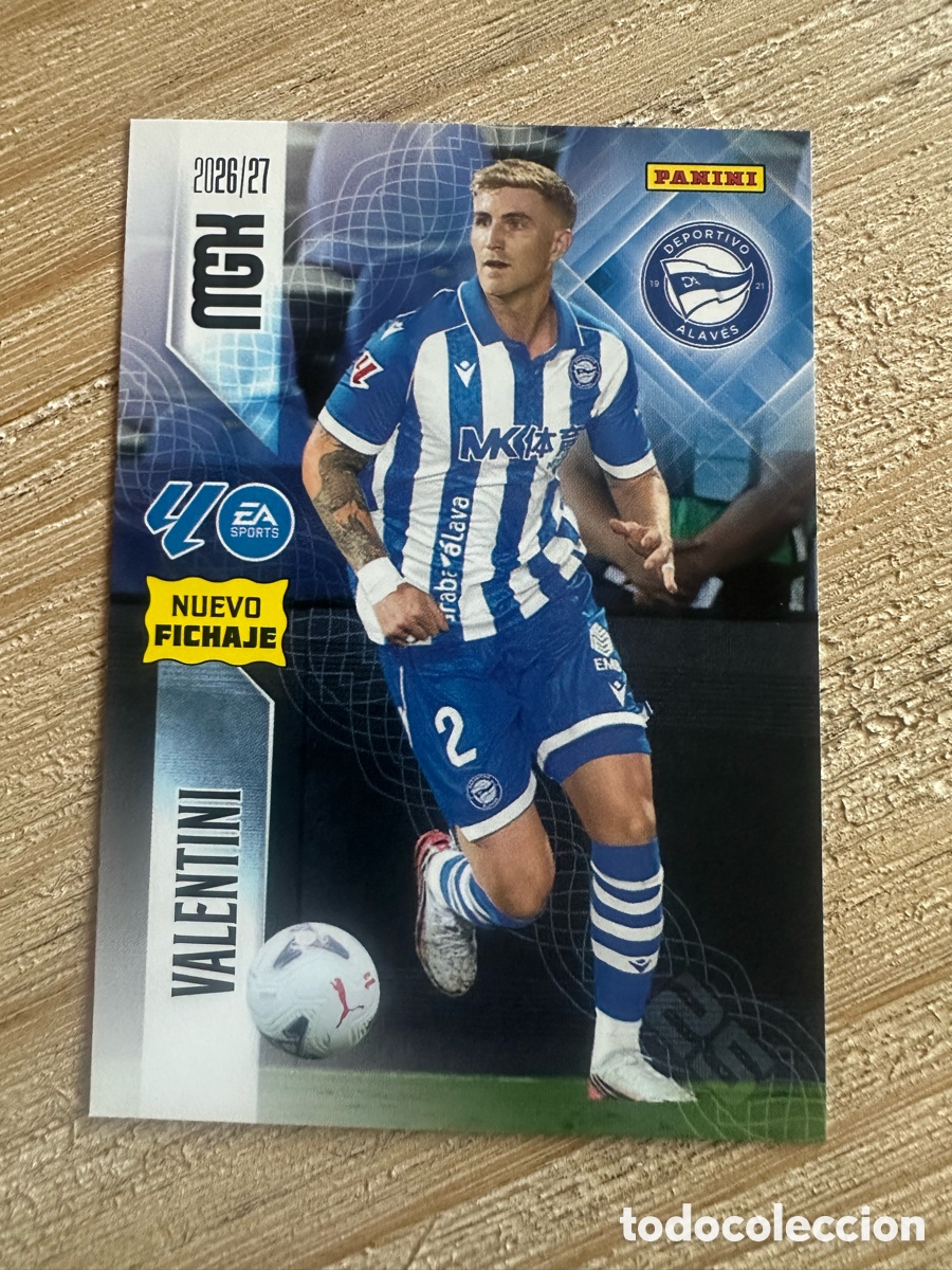 Cartas Colecion&aacute;veis: VALENTINI ALAVES 475 NUEVO FICHAJE 2&ordf; EDICION MEGACRACKS 2026/27 26-27 26 27 MGK PANINI