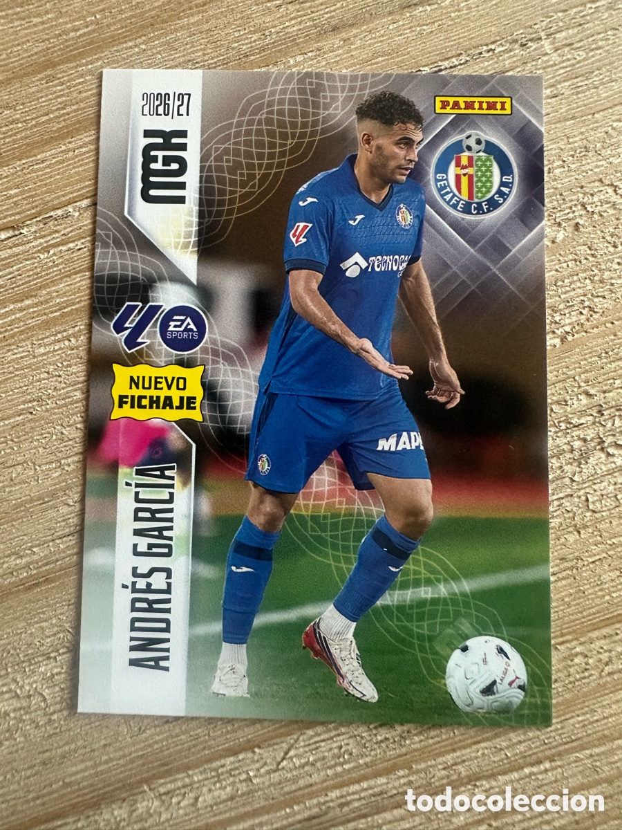 Figurine Collezionabili: ANDRES GARCIA GETAFE 474 NUEVO FICHAJE 2&ordf; EDICION MEGACRACKS 2026/27 26-27 26 27 MGK PANINI