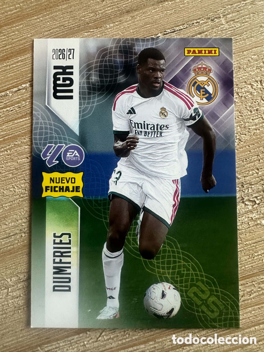 Figurine Collezionabili: DUMFRIES REAL MADRID 472 NUEVO FICHAJE 2&ordf; EDICION MEGACRACKS 2026/27 26-27 26 27 MGK PANINI