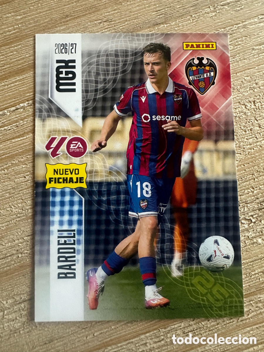 Figurine Collezionabili: BARDELLI LEVANTE 470 NUEVO FICHAJE 2&ordf; EDICION MEGACRACKS 2026/27 26-27 26 27 MGK PANINI
