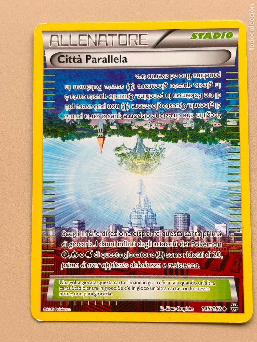 Trading cards: POKEMON TCG - CITT&Agrave; PARALLELA ( TURBOBLITZ # 145 )