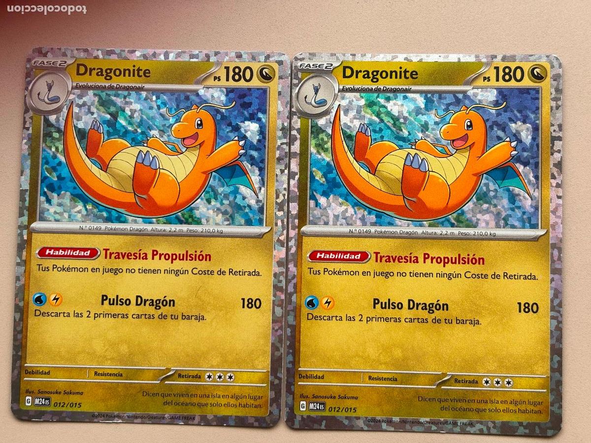 Trading cards: POKEMON TCG - DRAGONITE x 2 ( McDONALD'S DRAGON DISCOVERY 24 # 012 )
