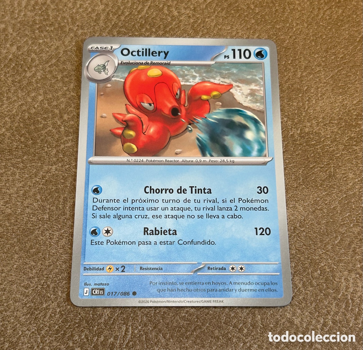 Trading cards: Pokemon - Octillery 017/086