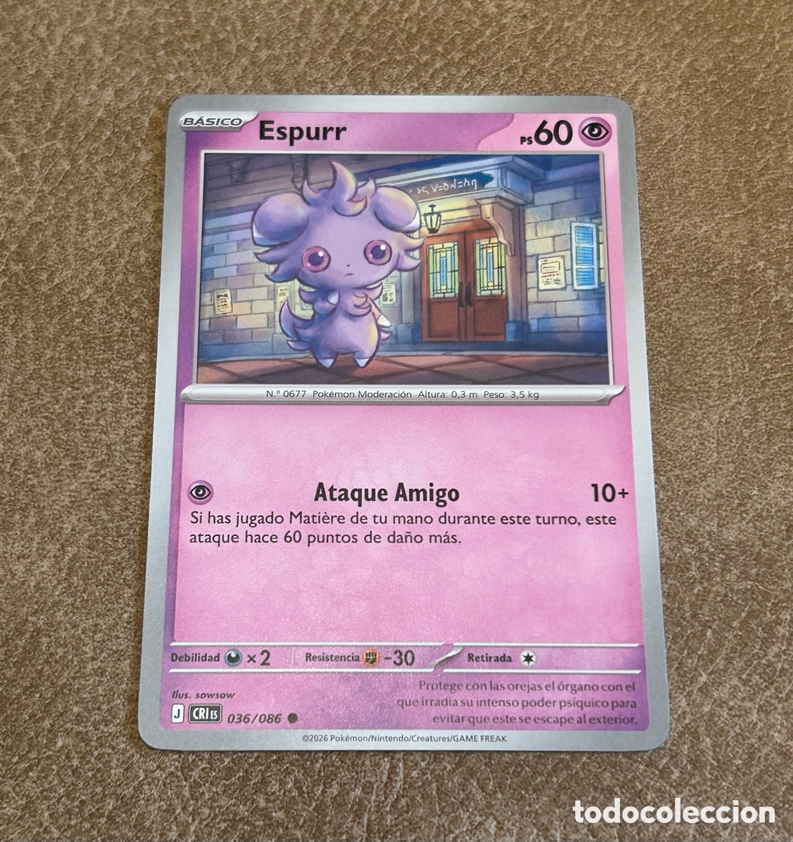 Trading cards: Pokemon - Espurr 036/086