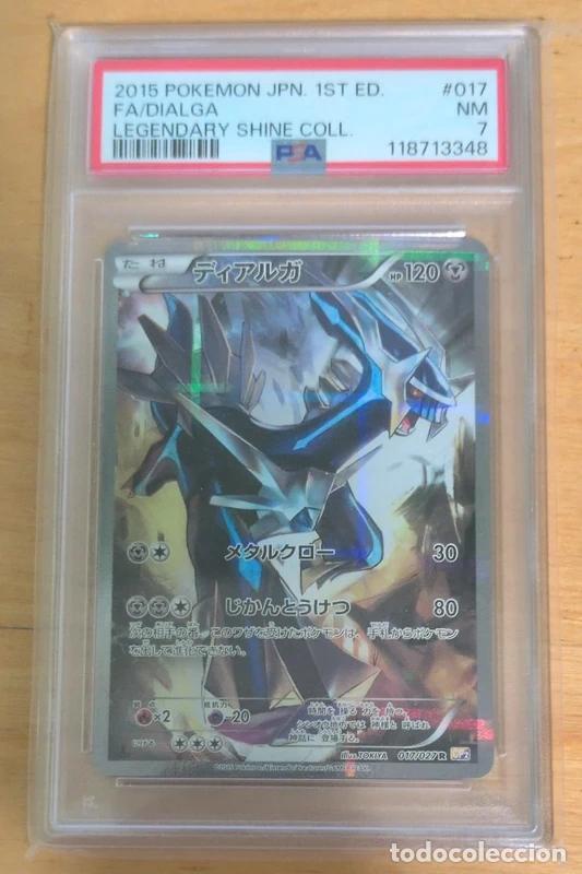 Cartas Colecion&aacute;veis: PSA 7 Dialga Legendary Shine Collection Pok&eacute;mon TCG Japon&eacute;s