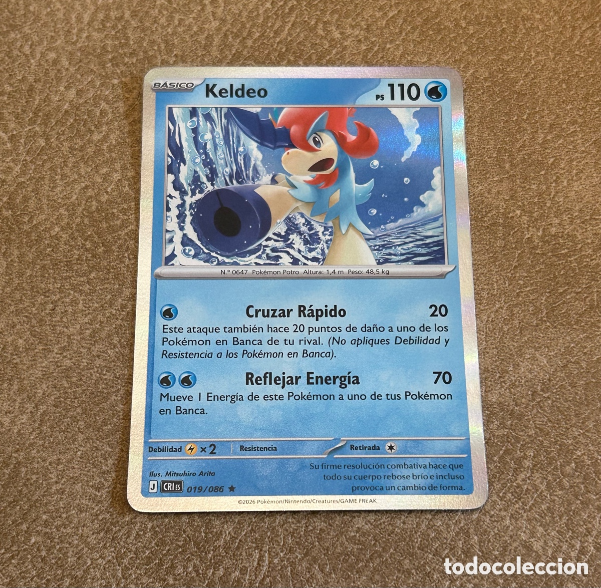 Trading cards: Pokemon - Keldeo 019/086