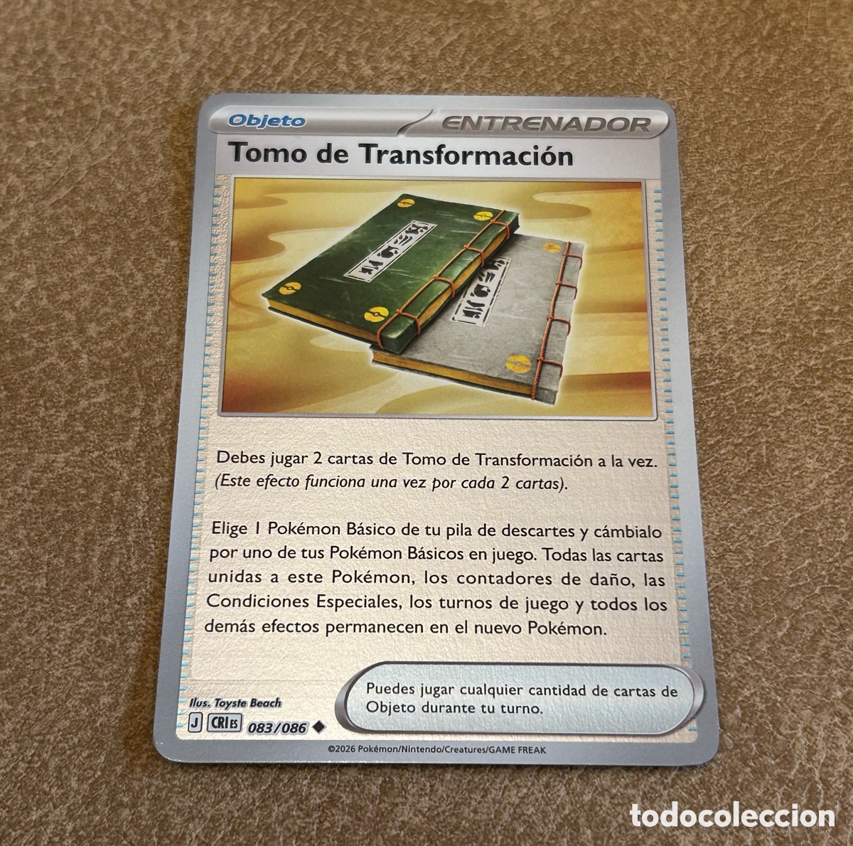 Trading cards: Pokemon - Tomo de transformaci&oacute;n 083/086