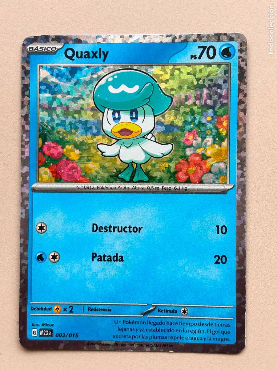 Trading cards: POKEMON TCG - QUAXLY ( McDONALD'S MATCH BATTLE 2023 # 003 )
