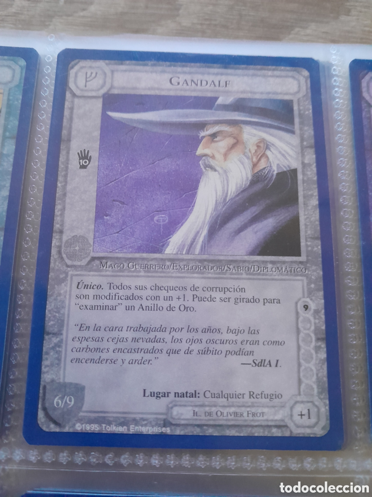 Figurine Collezionabili: Satm los Magos meccg ilimitada castellano GANDALF joc INTERNACIONAL borde azul