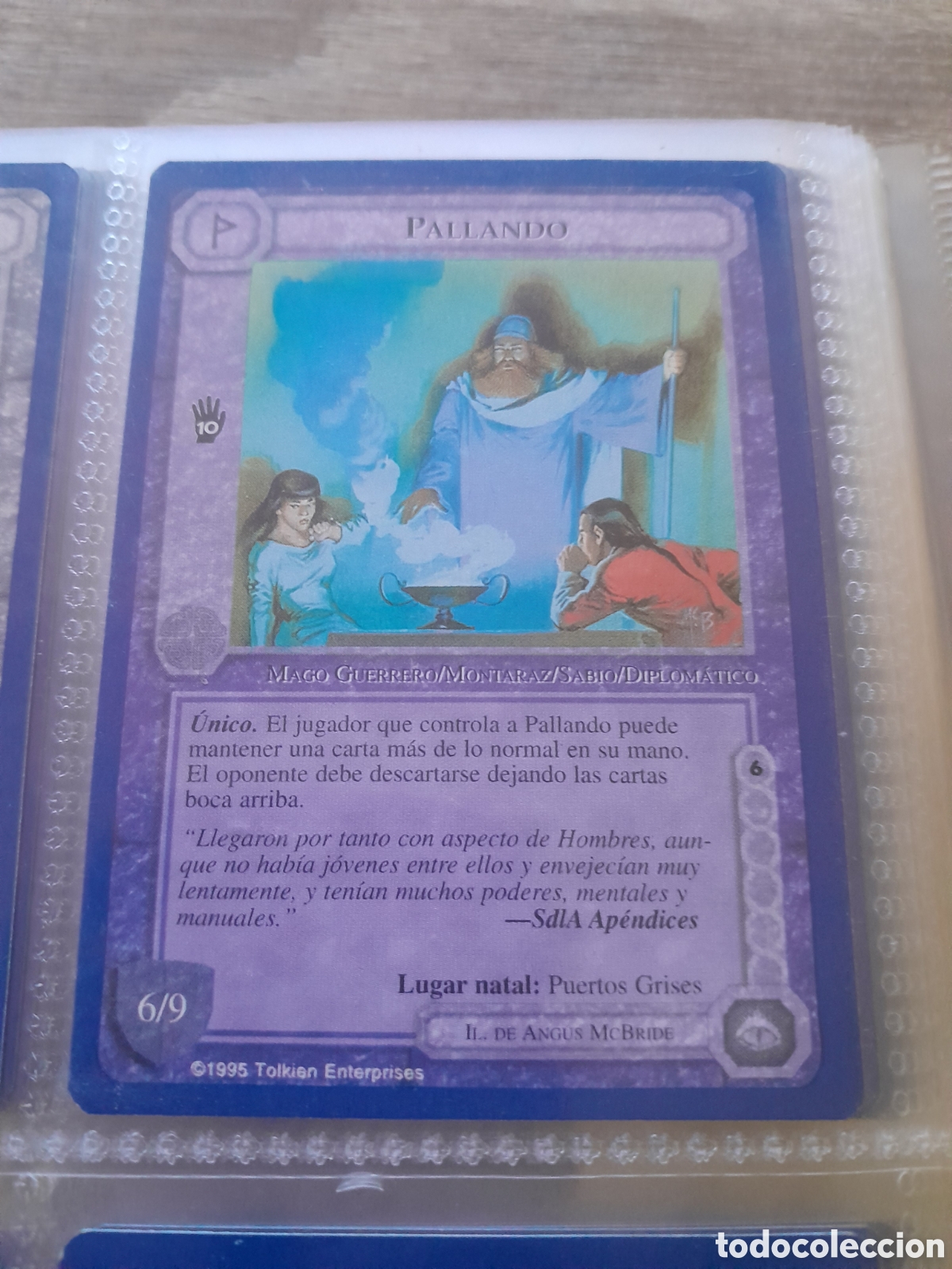 Figurine Collezionabili: Satm los Magos meccg ilimitada castellano PALLANDO joc INTERNACIONAL borde azul