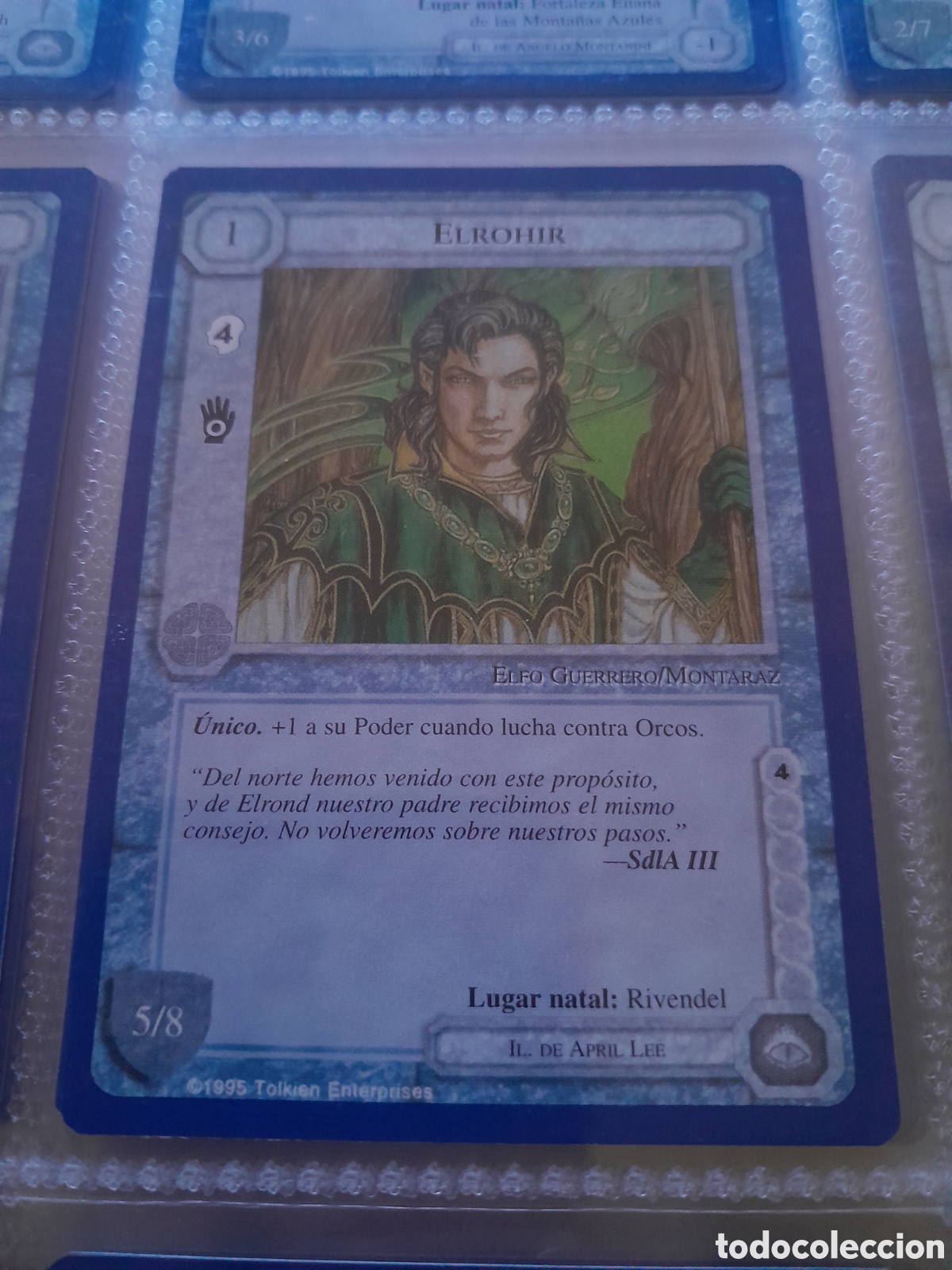 Cartes &agrave; &Eacute;changer: Satm los Magos meccg ilimitada castellano ELROHIR joc INTERNACIONAL borde azul