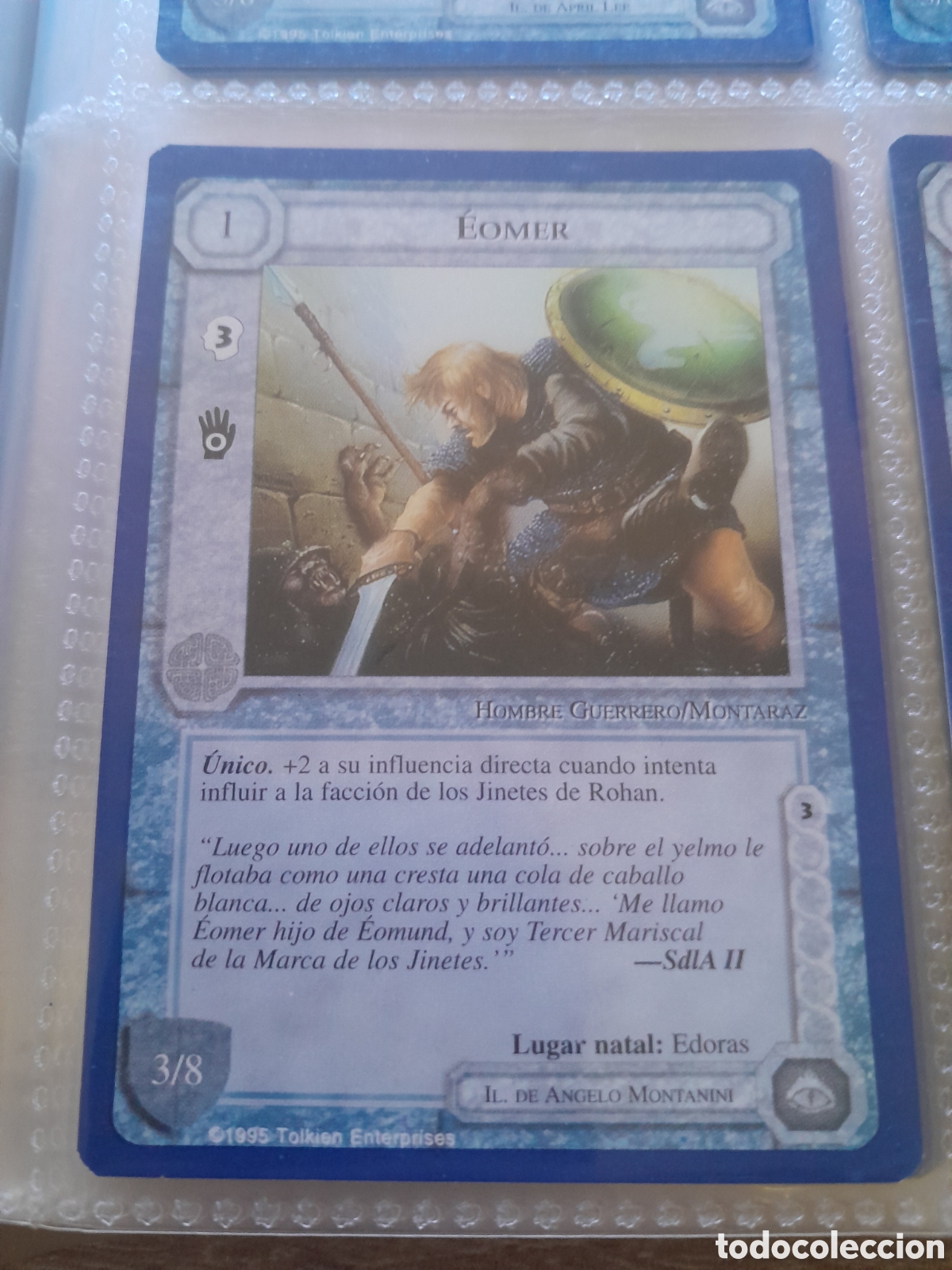 Cartes &agrave; &Eacute;changer: Satm los Magos meccg ilimitada castellano EOMER joc INTERNACIONAL borde azul