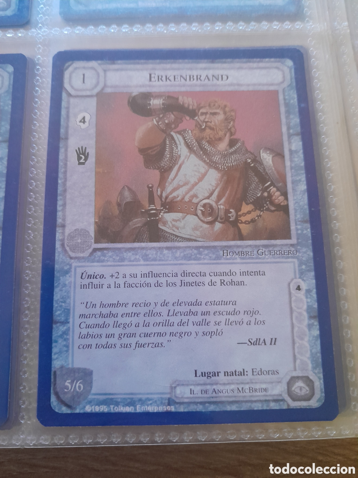 Cartes &agrave; &Eacute;changer: Satm los Magos meccg ilimitada castellano ERKENBRAND joc INTERNACIONAL borde azul