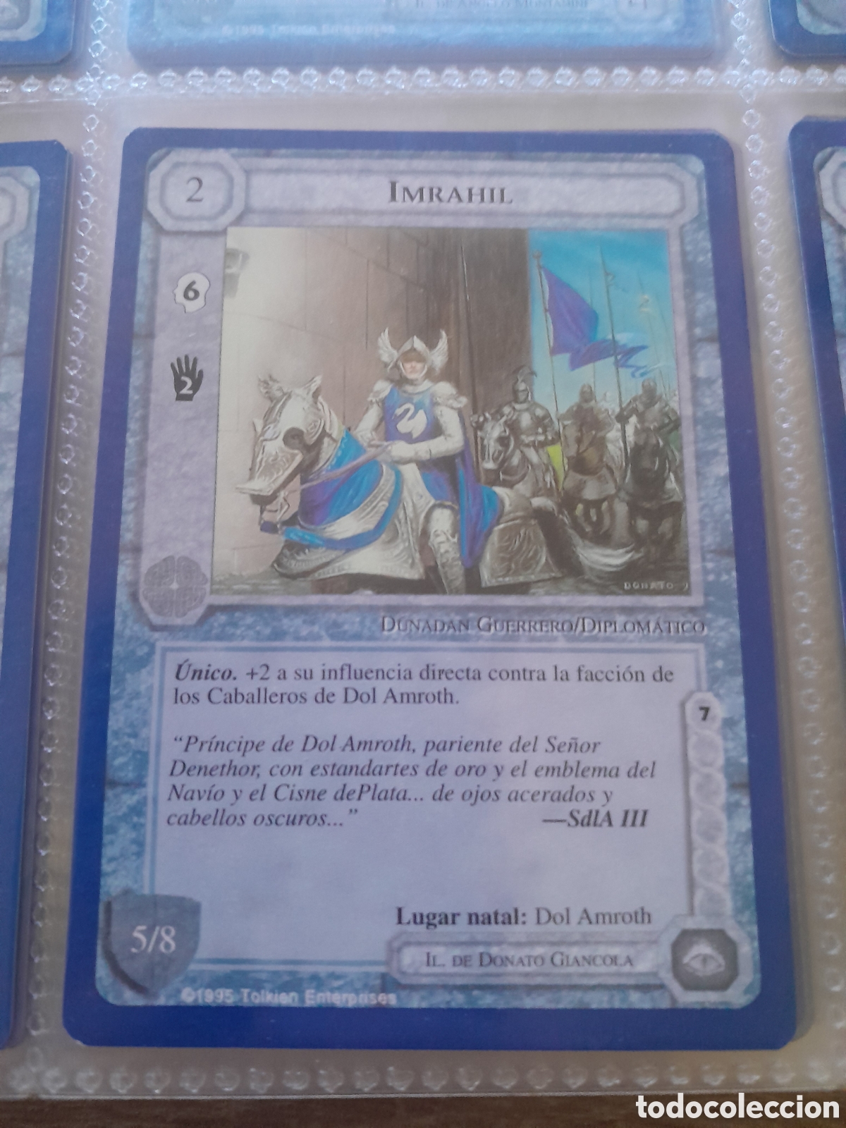 Cartes &agrave; &Eacute;changer: Satm los Magos meccg ilimitada castellano IMRAHIL joc INTERNACIONAL borde azul
