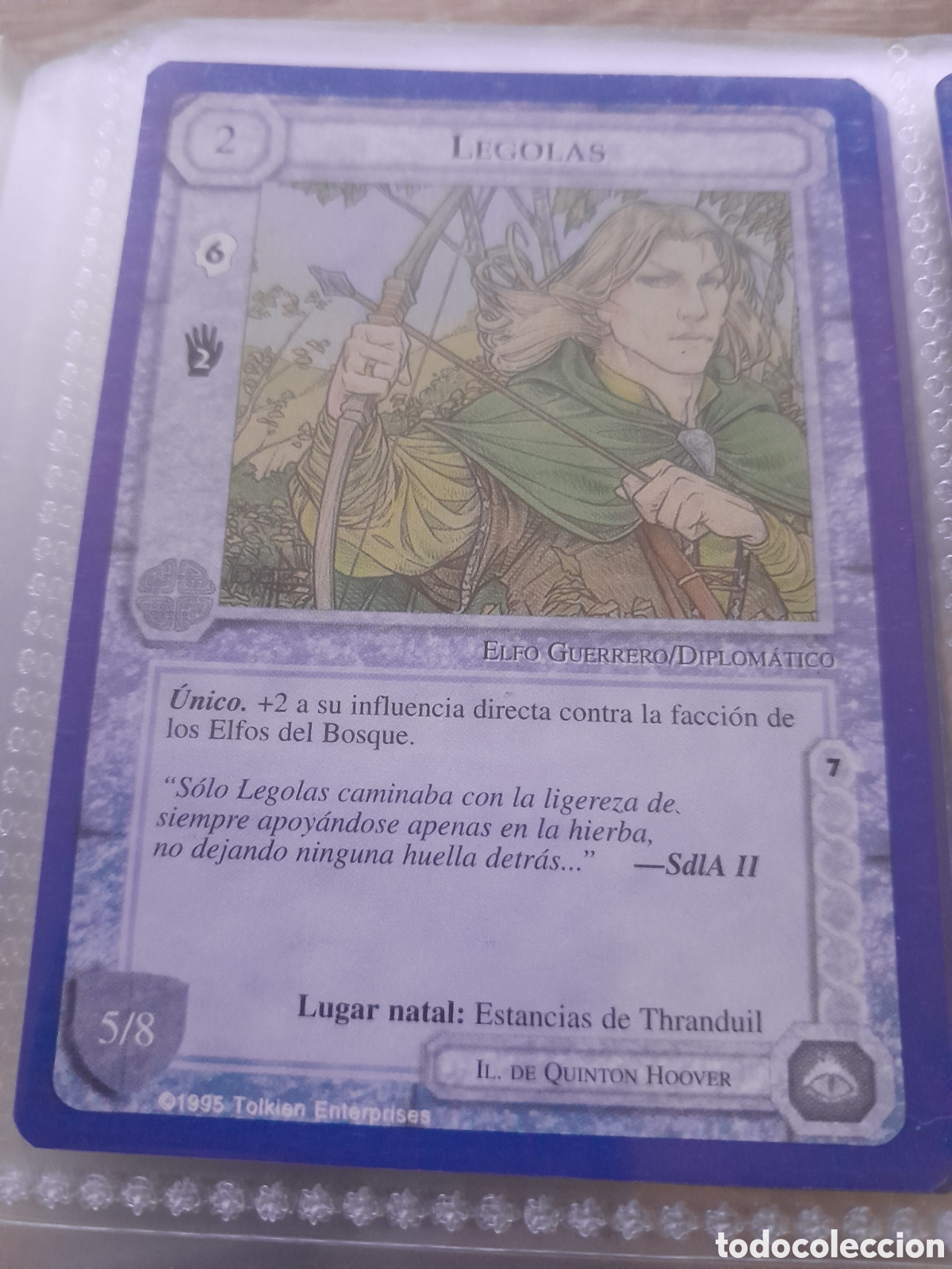 Cartes &agrave; &Eacute;changer: Satm los Magos meccg ilimitada castellano LEGOLAS joc INTERNACIONAL borde azul