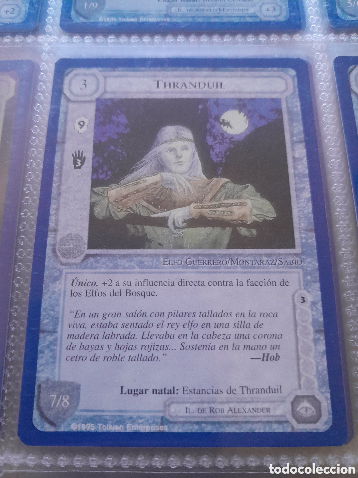 Cartes &agrave; &Eacute;changer: Satm los Magos meccg ilimitada castellano THRANDUIL joc INTERNACIONAL borde azul