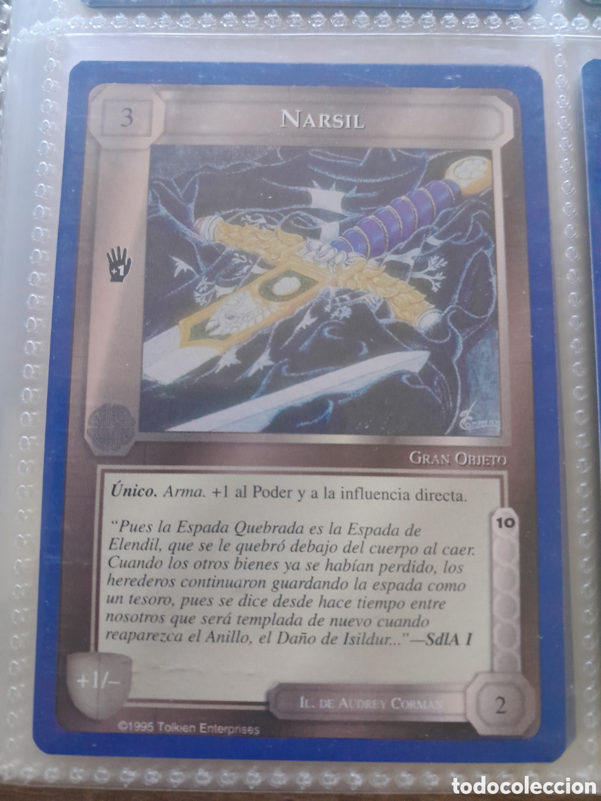 Cartas Colecion&aacute;veis: Satm los Magos meccg ilimitada castellano NARSIL joc INTERNACIONAL borde azul