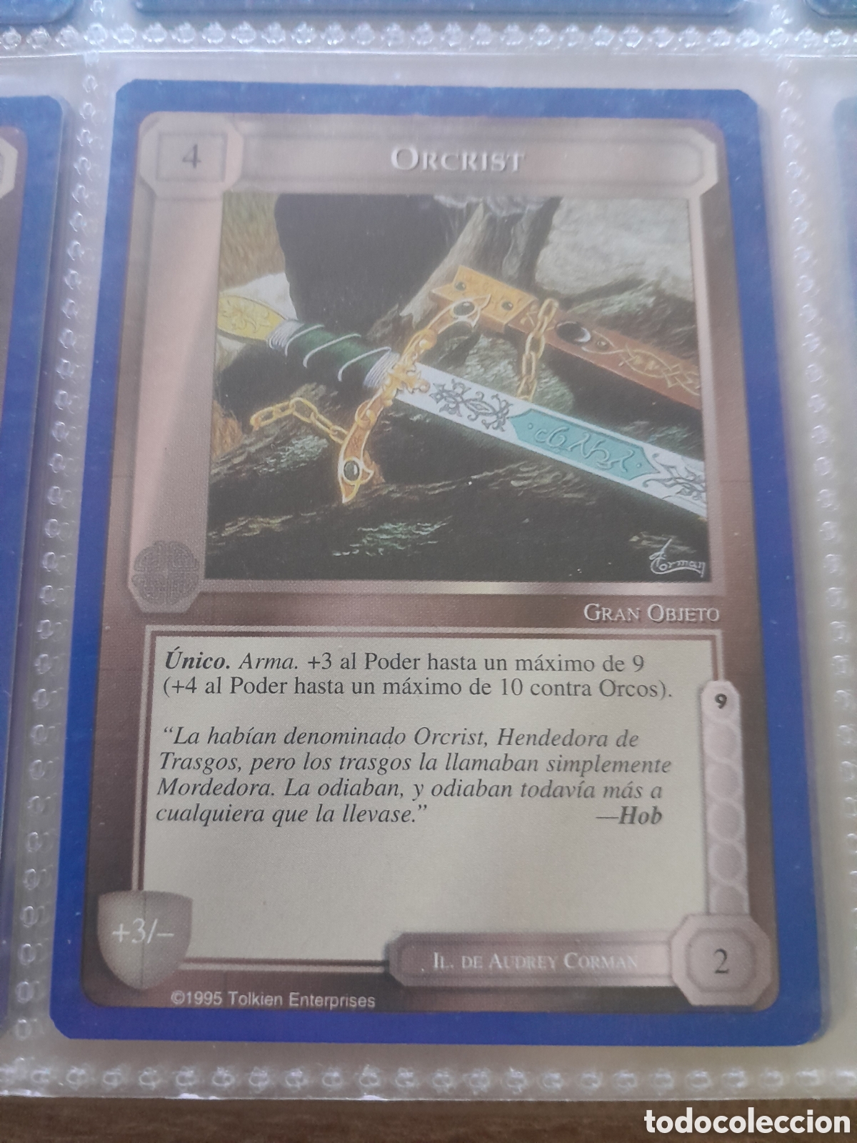 Cartas Colecion&aacute;veis: Satm los Magos meccg ilimitada castellano ORCRIST joc INTERNACIONAL borde azul