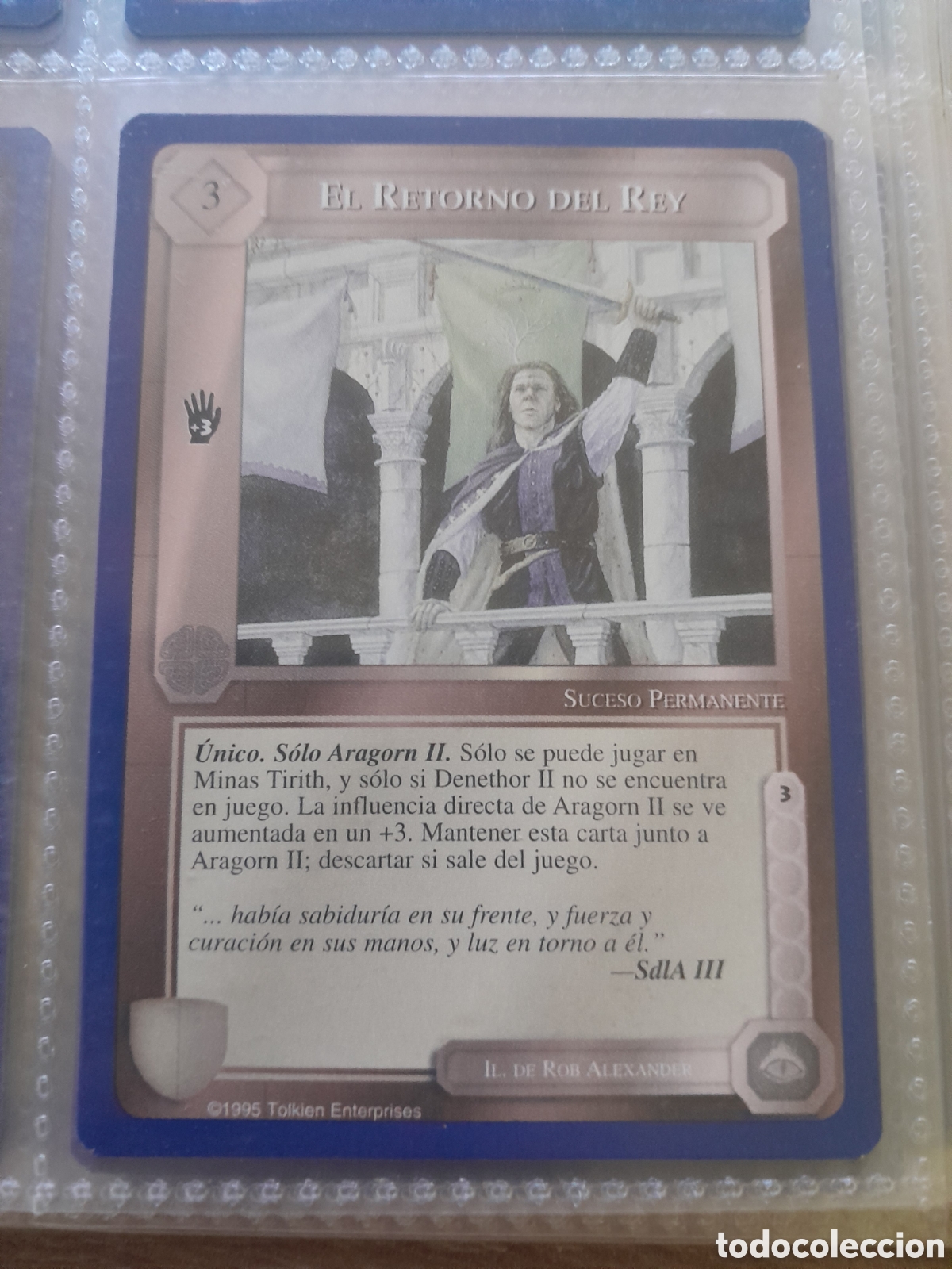 Trading Cards: Satm los Magos meccg ilimitada castellano EL RETORNO DEL REY joc INTERNACIONAL borde azul