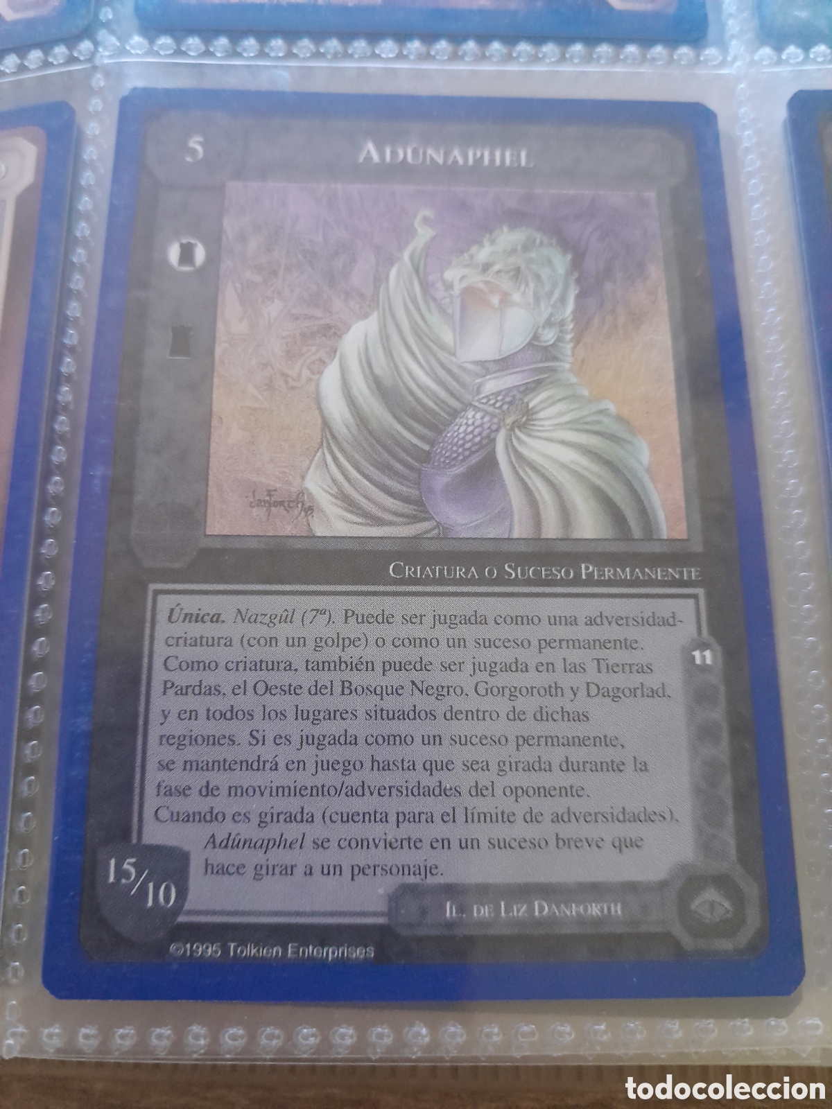 Trading Cards: Satm los Magos meccg ilimitada castellano ADUNAPHEL joc INTERNACIONAL borde azul