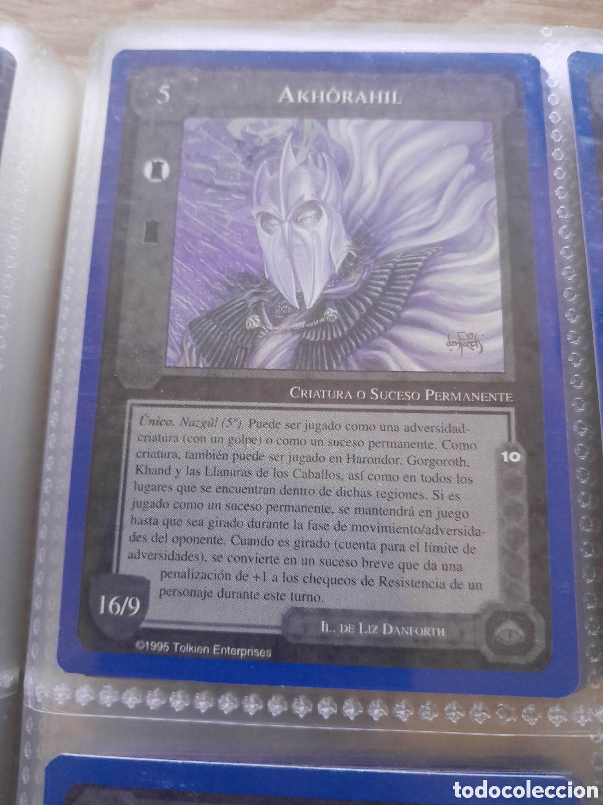 Trading Cards: Satm los Magos meccg ilimitada castellano AKHORAHIL joc INTERNACIONAL borde azul