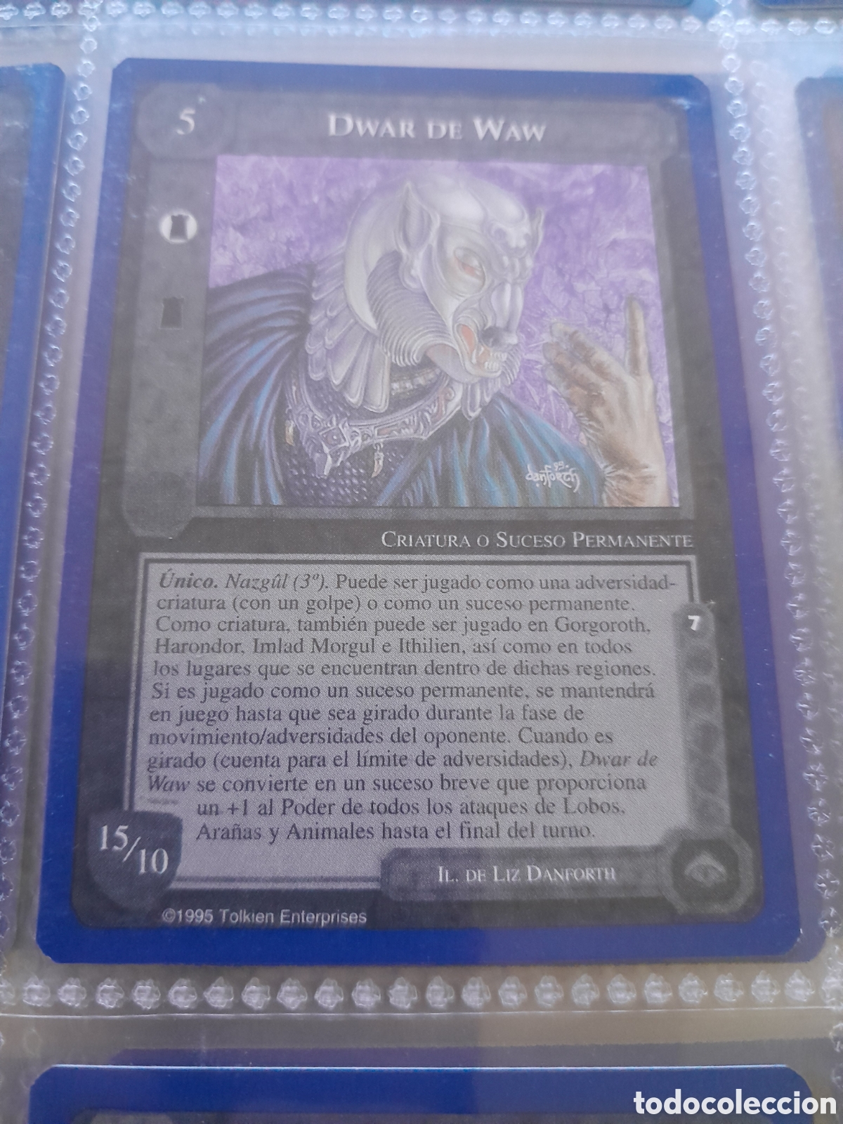 Trading Cards: Satm los Magos meccg ilimitada castellano DWAR DE WAW joc INTERNACIONAL borde azul