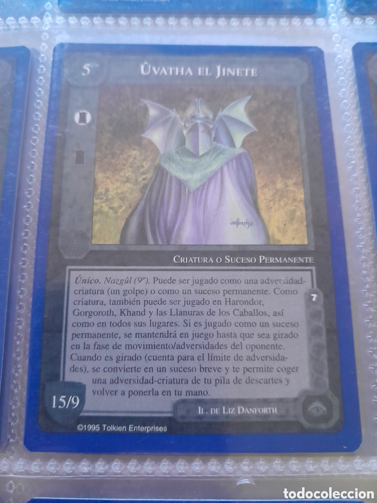 Cartes &agrave; &Eacute;changer: Satm los Magos meccg ilimitada castellano UVATHA EL JINETE joc INTERNACIONAL borde azul
