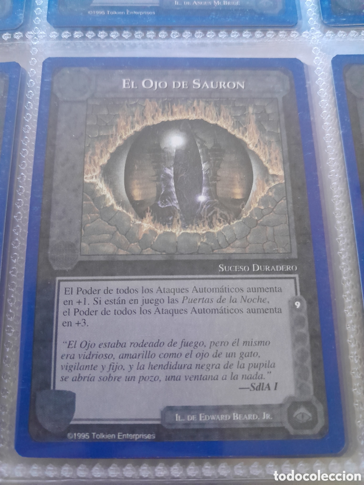 Trading cards: Satm los Magos meccg ilimitada castellano EL OJO DE SAURON joc INTERNACIONAL borde azul