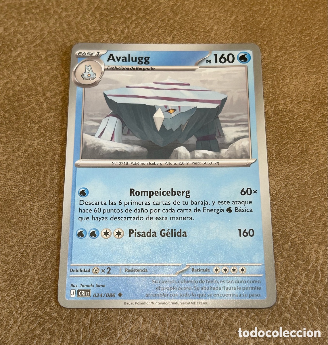 Trading cards: Pokemon - Avalugg 024/086 - Foto 1