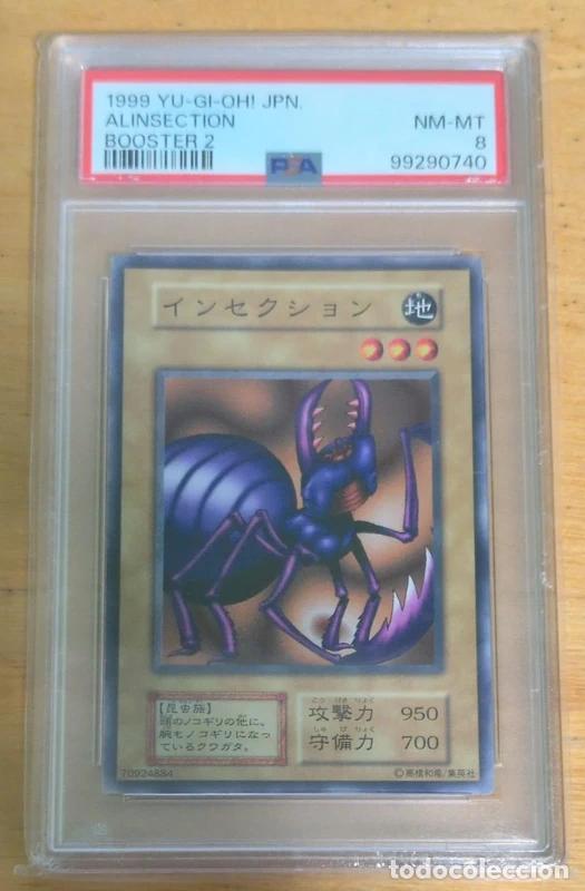 Trading Cards: PSA 8 Alinsection Booster 2 Yugioh Vintage Japon&eacute;s POP 3