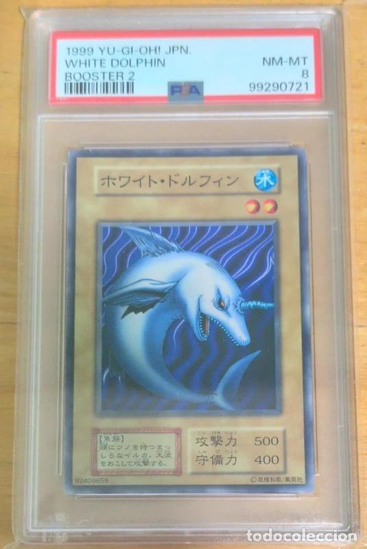 Trading Cards: PSA 8 White Dolphin Booster 2 Yugioh Vintage Japon&eacute;s POP 3