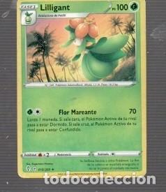 Trading cards: CROMOS DE POK&Eacute;MON DE FASE 1 LILLIGANT PS 100 DEL A&Ntilde;O 2021