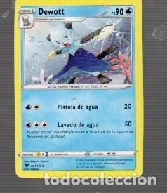 Trading cards: CROMOS DE POK&Eacute;MON N &ordm; 502 DE FASE 1 DEWOTT PS 90 DEL A&Ntilde;O 2020