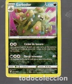 Trading Cards: CROMOS DE POK&Eacute;MON N &ordm; 569 DE FASE 1 GARBODOR PS 120 DEL A&Ntilde;O 2020
