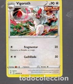 Trading cards: CROMO DE POK&Eacute;MON N&ordm; 288 DE FASE 1 VIGOROTH PS 90 DEL A&Ntilde;O 2021