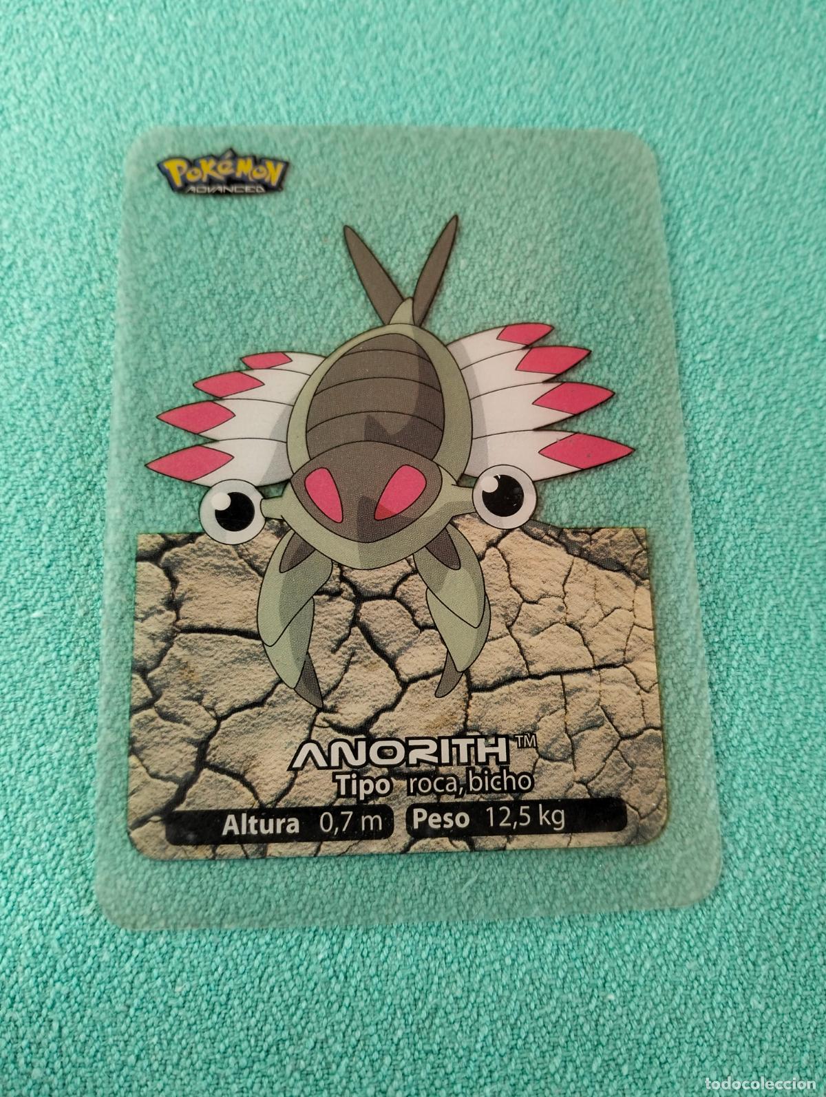 Cartas Colecion&aacute;veis: Anorith 108 espa&ntilde;ol spanish lamincards carta Pok&eacute;mon transparente
