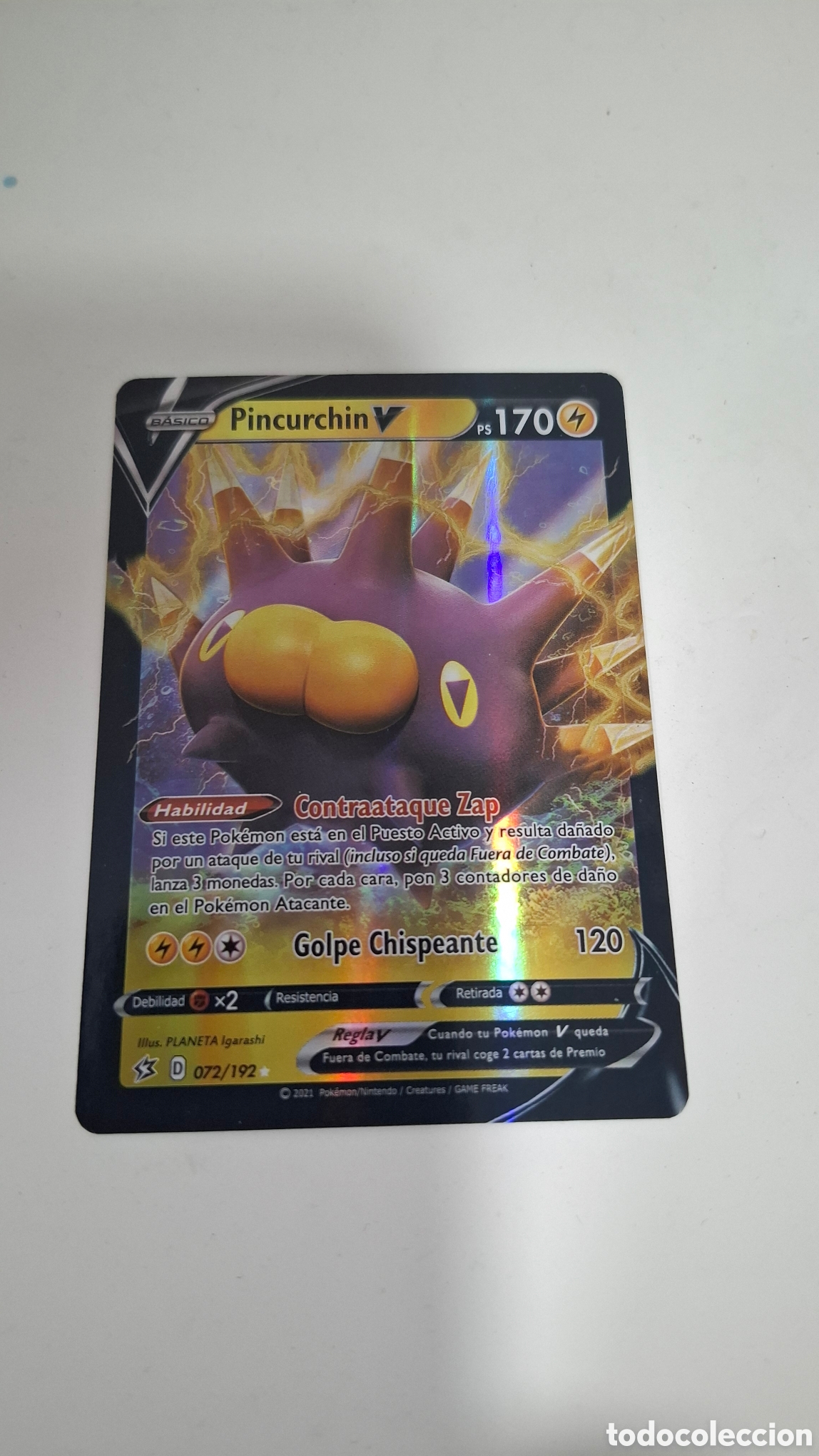 Cartas Colecion&aacute;veis: CARTA POKEMON CARD PINCURCHIN V