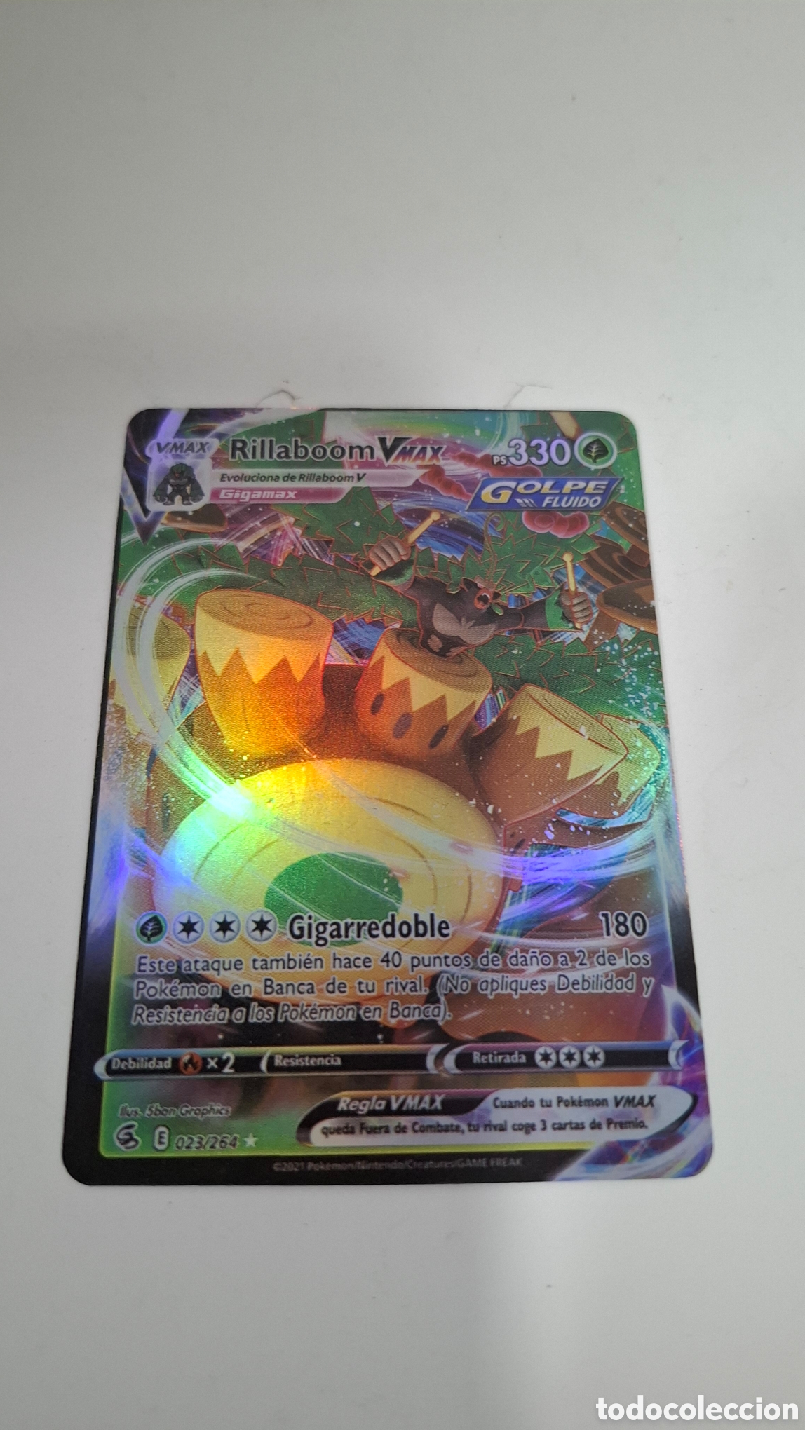 Trading cards: CARTA POKEMON CARD RILLABOOM VMAX - Foto 1
