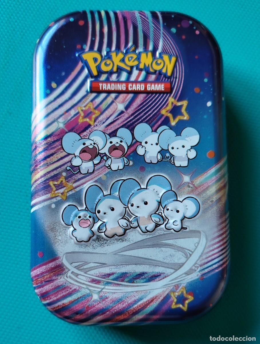 Trading cards: MINI LATA POKEMON - VACIA - IDEAL PARA GUARDAR CARTAS - NUEVA - ORIGINAL