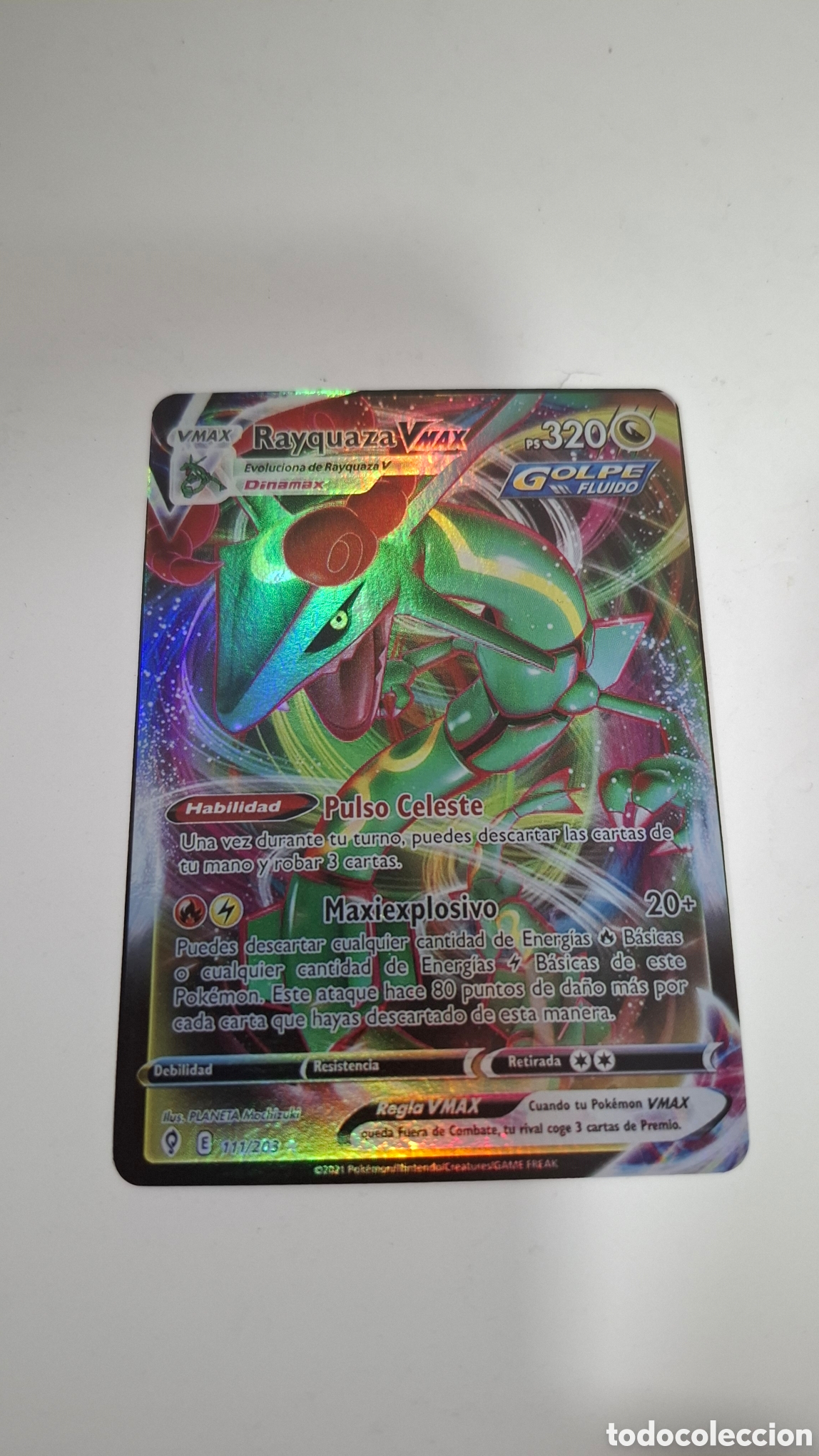 Cartes &agrave; &Eacute;changer: CARTA POKEMON CARD RAYQUAZA VMAX