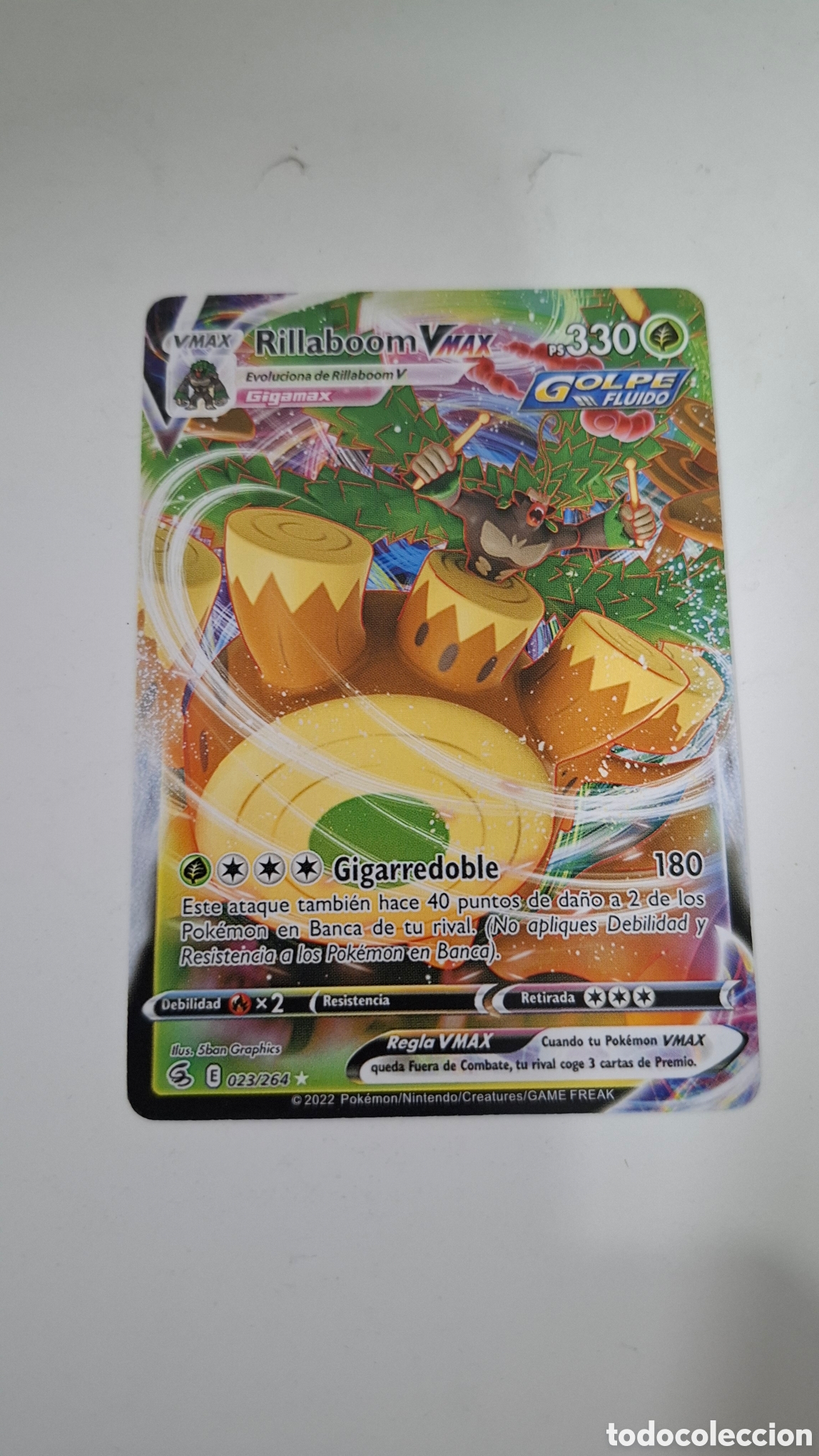 Cartes &agrave; &Eacute;changer: CARTA POKEMON CARD RILLABOOM VMAX