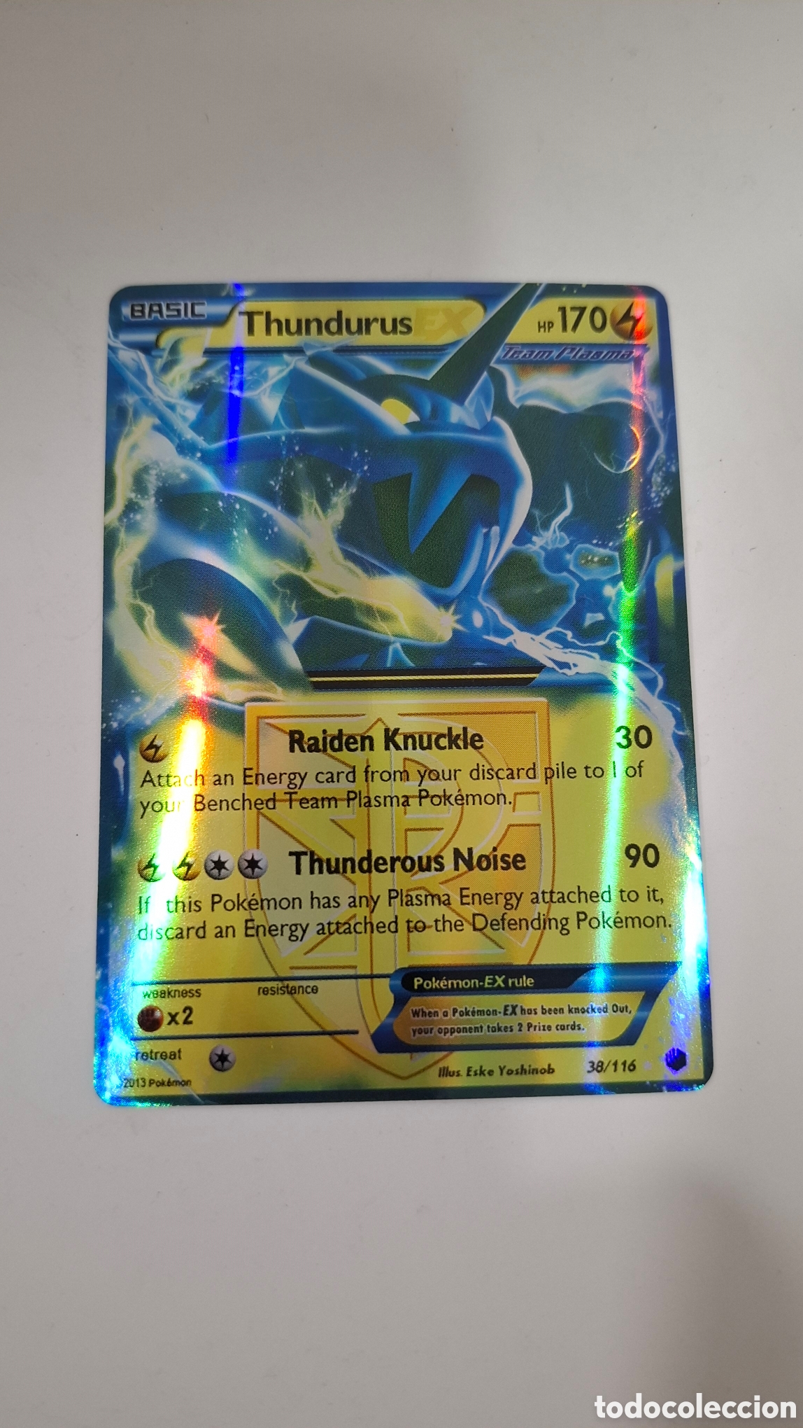 Cartes &agrave; &Eacute;changer: CARTA POKEMON CARD THUNDURUS EX