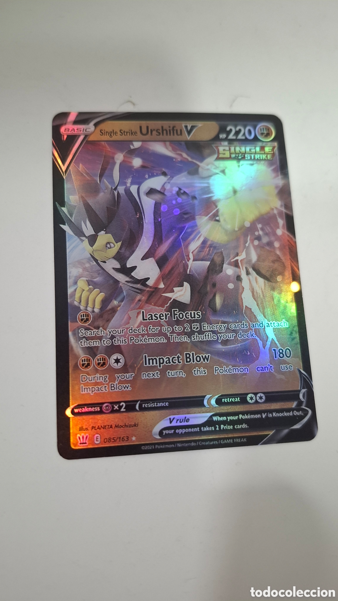 Cartas Colecion&aacute;veis: CARTA POKEMON CARD SINGLE STRIKE URSHIFU V