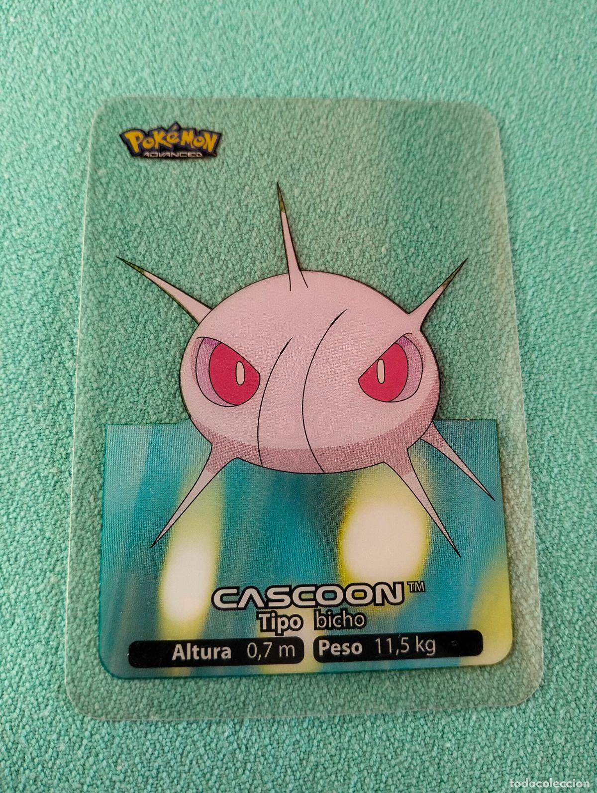 Trading cards: Cascoon 026 26 espa&ntilde;ol spanish lamincards carta Pok&eacute;mon transparente