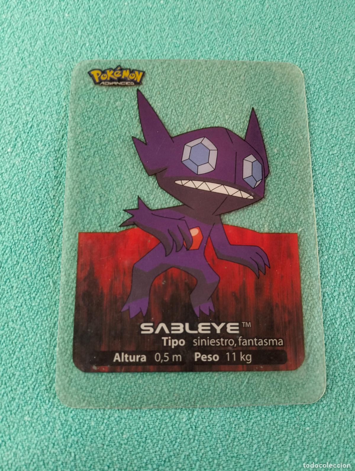 Trading Cards: Sableye 062 62 espa&ntilde;ol spanish lamincards carta Pok&eacute;mon transparente