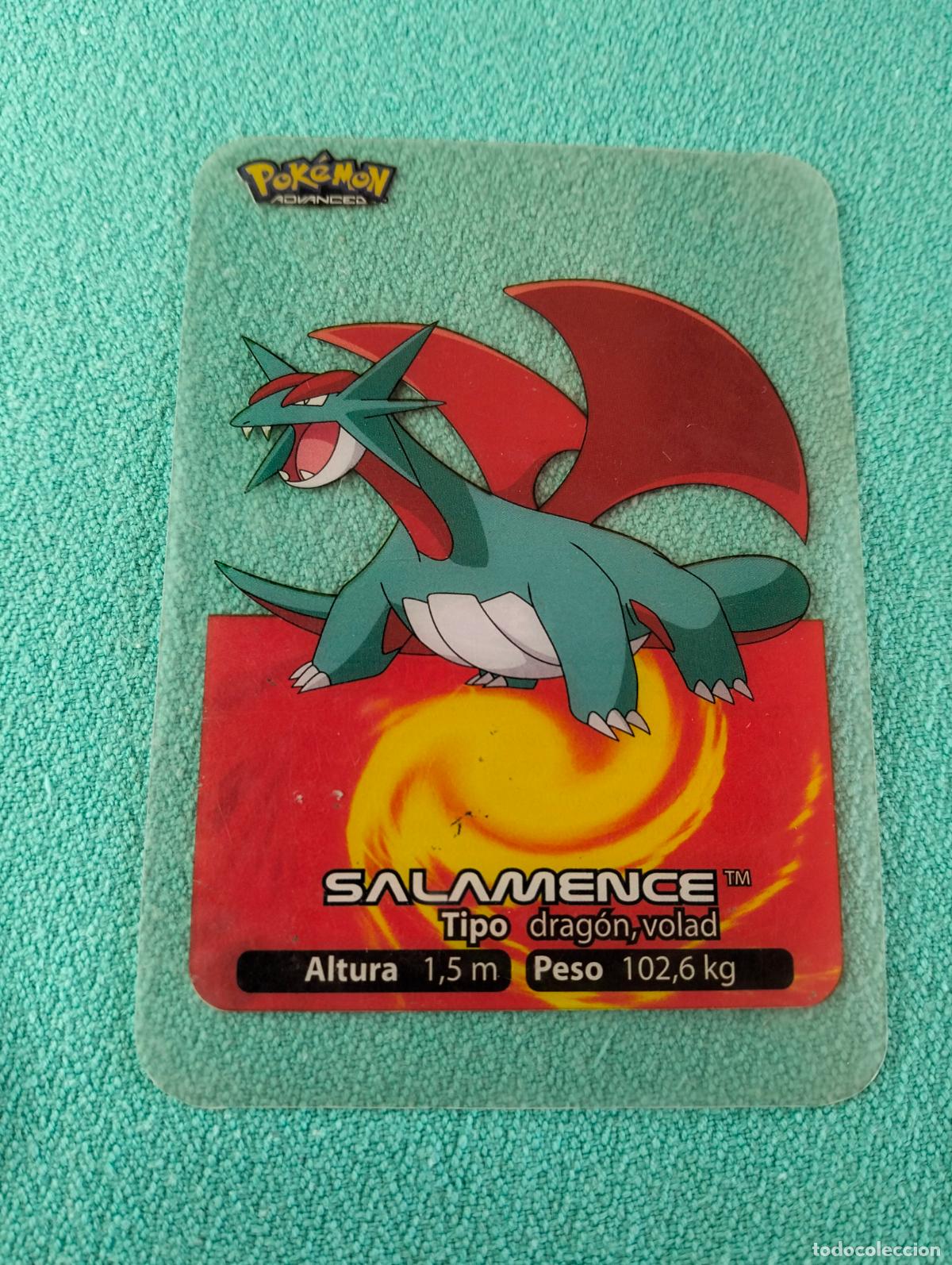 Trading cards: Salamence 137 espa&ntilde;ol spanish lamincards carta Pok&eacute;mon transparente