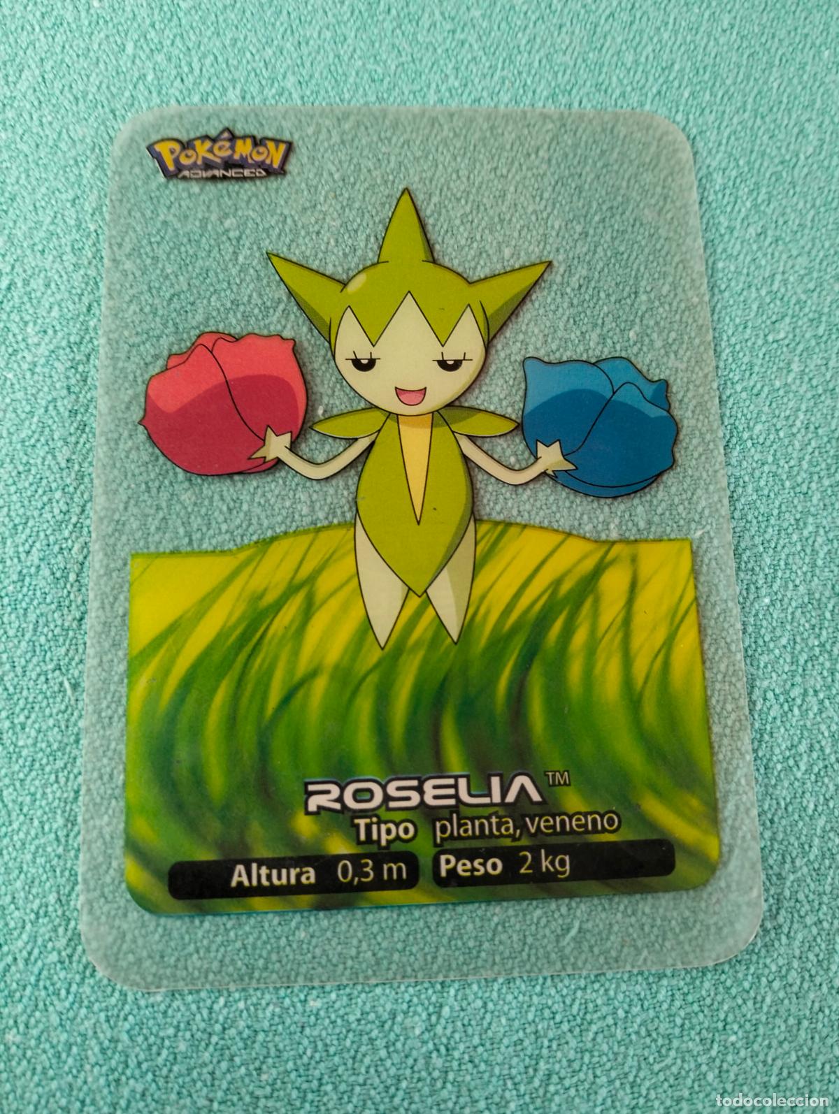 Trading Cards: Roselia 075 75 espa&ntilde;ol spanish lamincards carta Pok&eacute;mon transparente