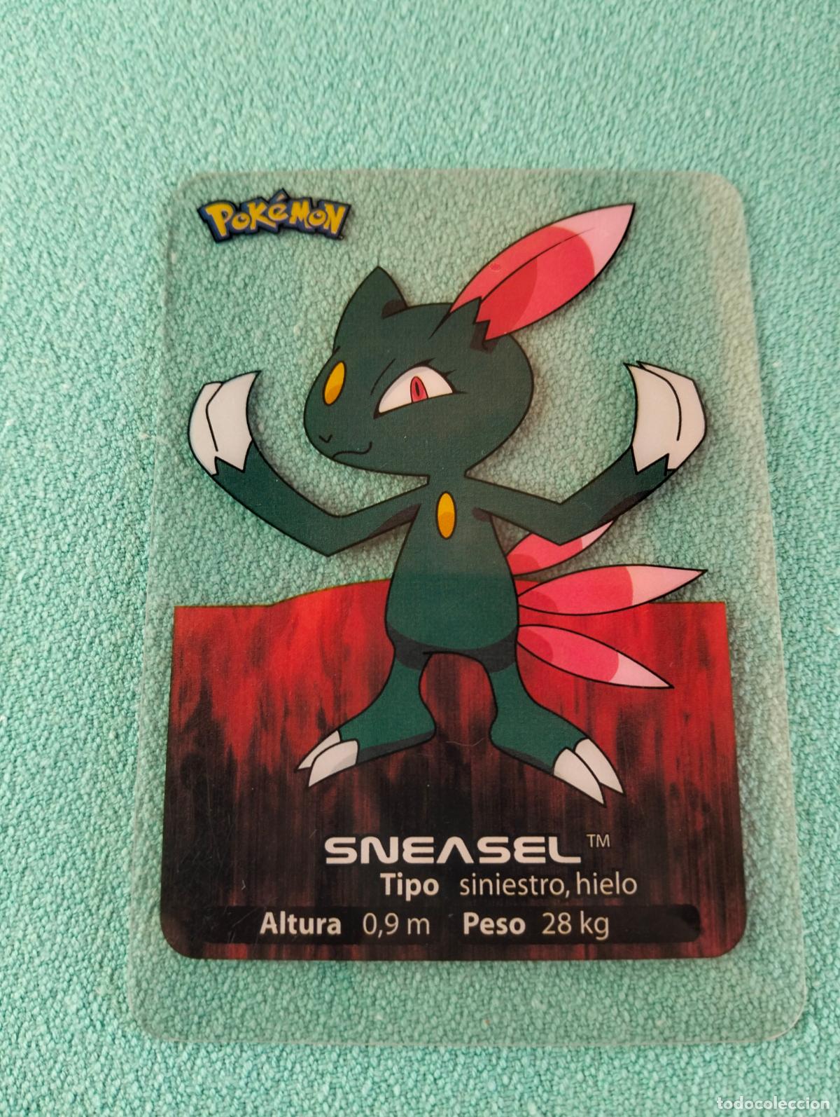 Trading Cards: Sneasel 061 61 espa&ntilde;ol spanish lamincards carta Pok&eacute;mon transparente